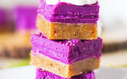 Làm bánh khoai lang tím không cần lò nướng