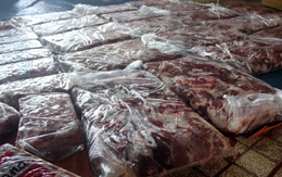 Phát hiện 3 tấn thịt trâu giả thịt bò