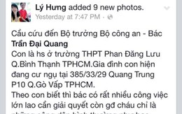 Truy bắt đối tượng liên quan đến vụ cầu cứu Bộ trưởng Bộ công an trên Facebook