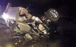 4 người trên ô tô con tử vong sau cú đâm xe kinh hoàng
