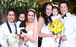 "Mốt" cho con xuất hiện bất ngờ trong đám cưới của sao Việt