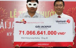 Chủ nhân giải xổ số độc đắc 71 tỷ đồng ở Quảng Ngãi