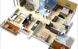 10 mẫu căn hộ 3 phòng ngủ đẹp cho những gia đình nhiều thế hệ cùng chung sống