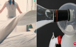 Lười giặt, cô gái nghe bạn xịt rượu mạnh vào chăn đệm, hôm sau mới "ngớ người"