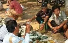 Choáng: Ngọc phỉ thúy thô bán đổ đống như rau ngoài chợ