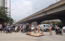Xe 3 bánh đè người đàn ông tử vong trên phố