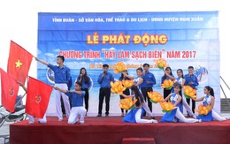 Hà Tĩnh: Phát động chương trình "Hãy làm sạch biển"