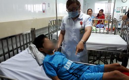 Lấy kim khâu nằm trong tim bé trai hơn 2 tháng