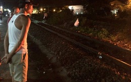 Băng qua đường sắt, nam thanh niên bị tàu hỏa tông chết trong đêm mưa