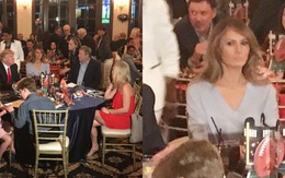 Đây đã là lần thứ hai cư dân mạng bắt gặp gương mặt "khó hiểu" này của bà Melania Trump
