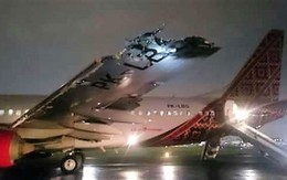 Máy bay Indonesia đâm nhau trên đường băng