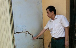 Huyện Ngọc Lặc (Thanh Hóa): Thi công tuyến kênh, hơn trăm hộ dân bị nứt nhà