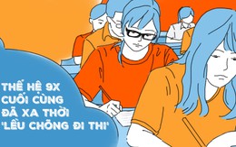 Nhìn lứa 9X cuối cùng đi thi nhớ thời 'lều chõng' của 8X
