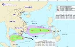 Hai áp thấp nhiệt đới nối nhau vào biển Đông, miền Nam hứng mưa lớn