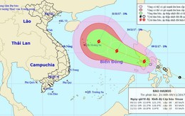 Tin mới nhất về bão Haikui trên Biển Đông