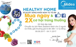 Midea công bố chương trình “Bí quyết sống khỏe ngay từ tổ ấm”
