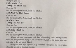 Ông bố lên tiếng về biên bản thỏa thuận đăng ảnh con lên Facebook