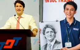 Gặp chàng trai 9X vẽ tranh Thủ tướng Canada đẹp như thật