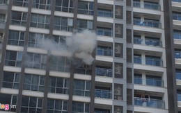 Cháy căn hộ tầng 11 ở Vinhomes Central Park