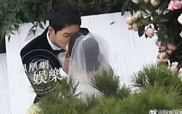Chú rể Song Joong Ki của "Hậu duệ mặt trời" rơi nước mắt trong lễ cưới