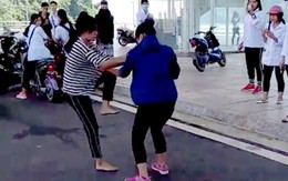Quảng Ninh: Xôn xao clip nữ sinh hỗn chiến
