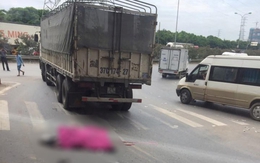 Cô gái 30 tuổi bị xe tải cùng chiều cuốn vào gầm ôtô tử vong