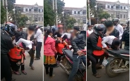 Cô gái bị kéo tuột váy vì nhóm thanh niên đi "bắt vợ" tại trung tâm chợ thị trấn Phù Yên