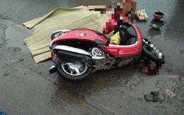 Ngã xe vì trời mưa, cô gái trẻ tử vong tại chỗ dưới gầm xe tải
