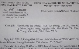 Đề vượt chương trình, 12 trường phải kiểm tra lại