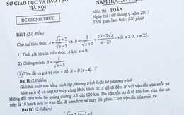 Hà Nội: Đã có hướng dẫn đáp án đề Toán thi vào 10