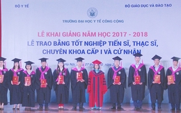 ĐH Y tế Công cộng tổ chức khai giảng năm học 2017-2018 và lễ trao bằng tốt nghiệp