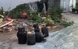 Cháy nổ trong căn nhà chứa hàng chục bình gas ở Sài Gòn