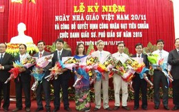Giáo sư về làm việc tại Hà Tĩnh được hỗ trợ 800 triệu đồng