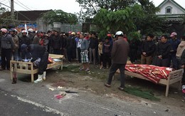Hà Tĩnh: Ô tô tải kéo lê xe máy 20m khiến 2 người tử vong