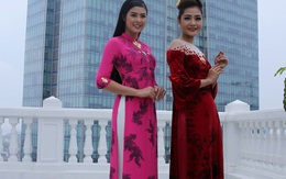 Hoa hậu Ngọc Hân diện áo dài dát vàng trong "Vẻ đẹp Việt Nam"