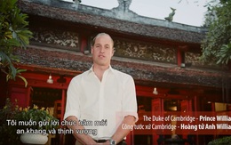 Hoàng tử Anh gửi lời chúc năm mới bằng tiếng Việt ấm áp đến người dân Việt Nam