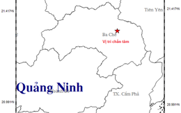 Quảng Ninh: Một ngày xảy ra 2 trận động đất