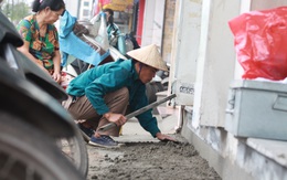 Hà Nội: Người dân ở Xã Đàn bắt đầu xây tam cấp lùi vào trong nhà