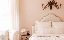 Phòng ngủ màu hồng đào: Vừa lạ vừa ngọt ngào