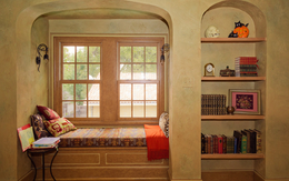 Bạn đừng quên tạo cho mình góc nghỉ ngơi đẹp hút hồn như này dù nhà chật đến đâu