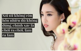 Hoa hậu Đỗ Mỹ Linh: 'Không cần đàn ông giàu, chỉ cần trưởng thành'
