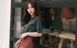 Áo phông: chưa cần phải phá cách, cứ kết hợp đơn giản thế này là đẹp lắm rồi!