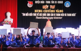 Nghệ An: Sôi động hội thi “Rung chuông vàng tìm hiểu kiến thức về SKSS”
