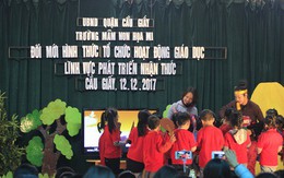 “Làm mới” bài học để giúp trẻ phát triển nhận thức