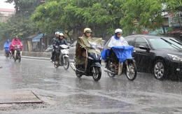 Cảnh báo mưa lớn ở Hà Nội và nhiều vùng thuộc Bắc Bộ