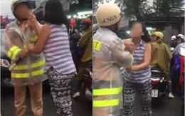 Người phụ nữ túm áo, chửi bới CSGT ở Sài Gòn: "Tôi không muốn thanh minh, cứ để mọi người bình luận"