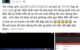 Bị nhà xe Việt Khánh bôi nhọ trên facebook, khách hàng lập vi bằng để xem xét khởi kiện