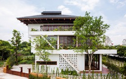 Nhà bậc thang pha kiến trúc Nhật ở Vĩnh Phúc