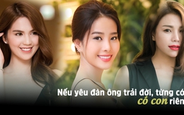Những mỹ nhân Việt phát ngôn sẵn sàng yêu đàn ông lớn tuổi, từng có vợ, có con riêng