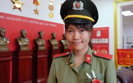 Nữ sinh công an giỏi Toán, tài đánh võ
